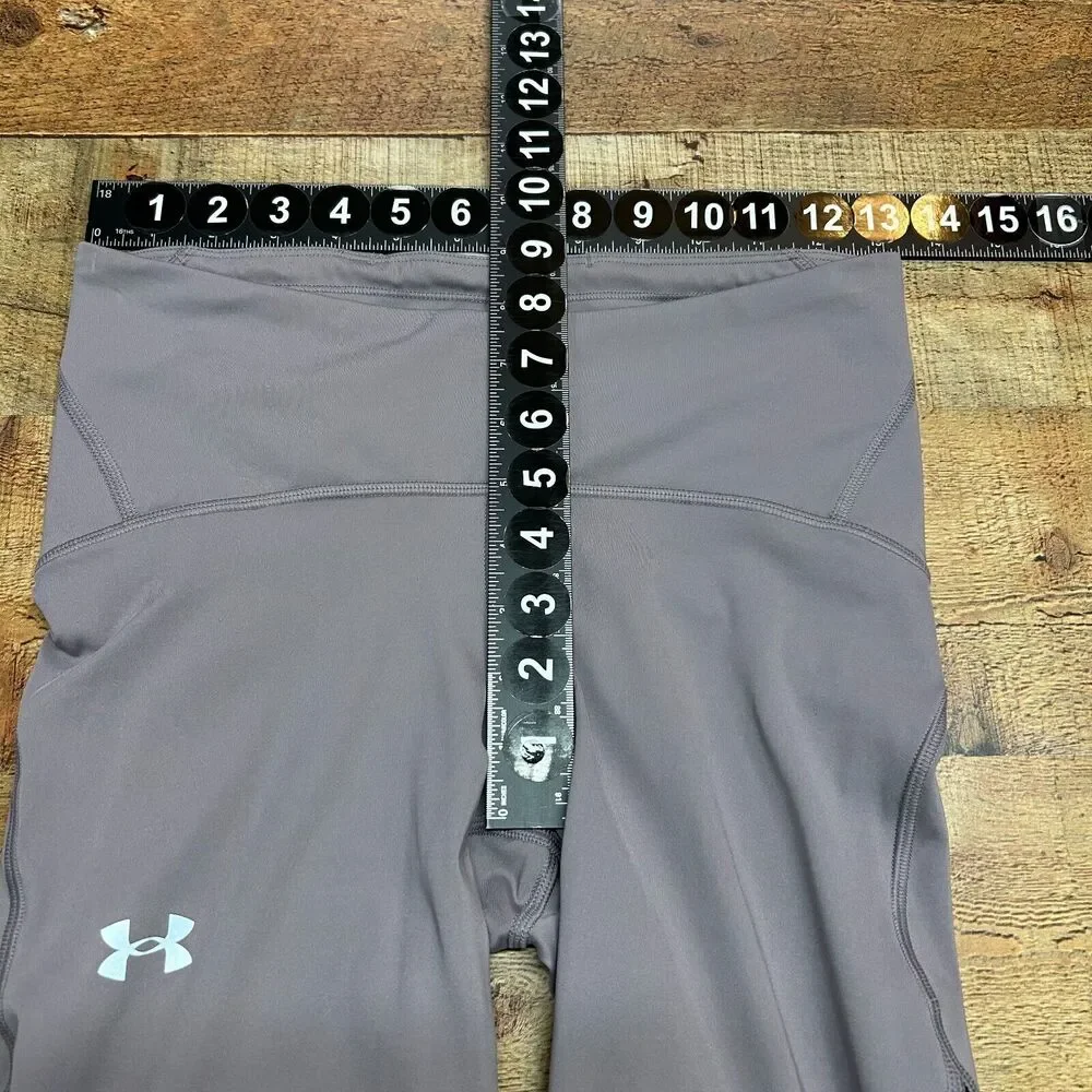 Under Armour Leggings Womens Medium Purple 26x20‎ Fly Fast 2.0 Heatgear Crop